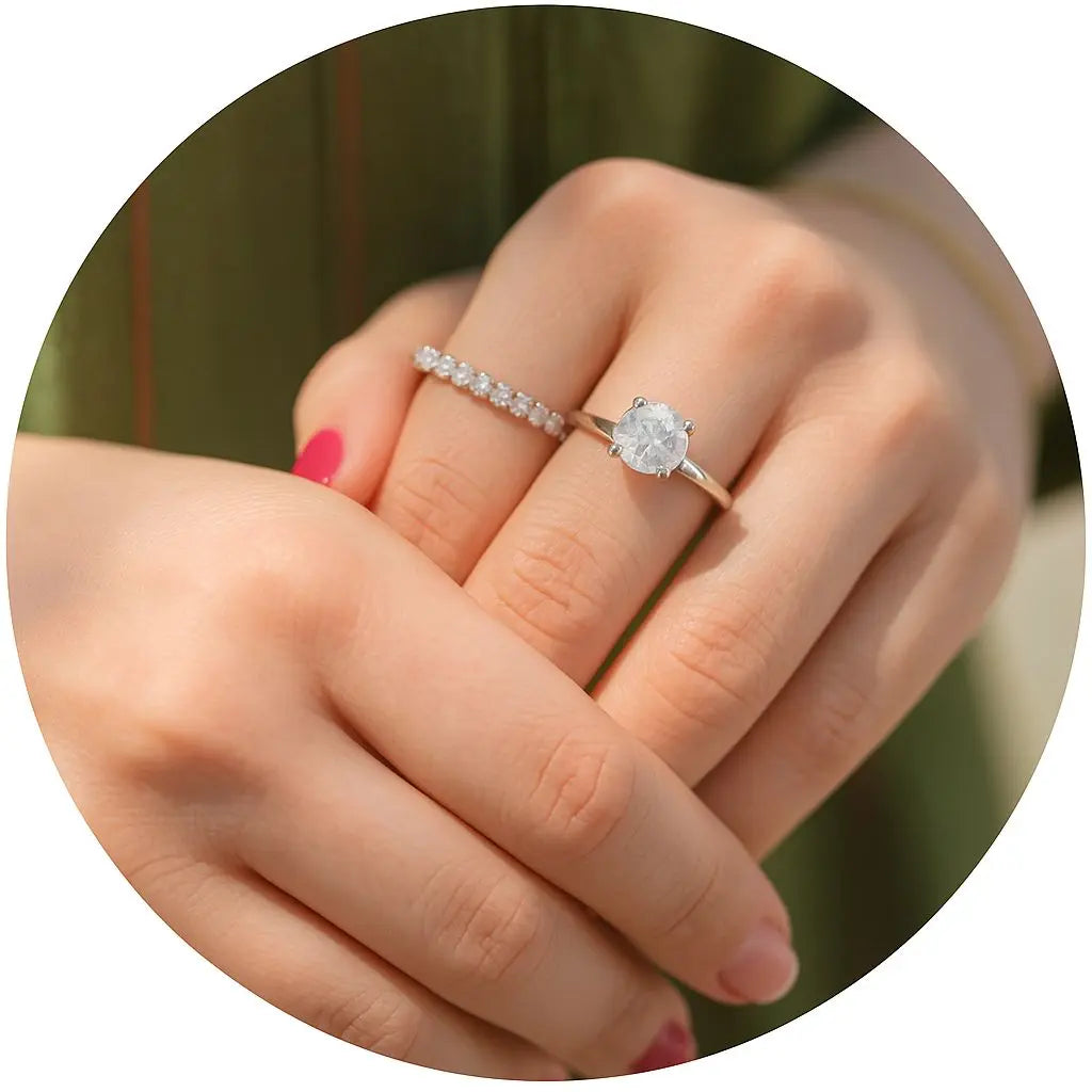 Platinum Classic Oval Engagement Ring