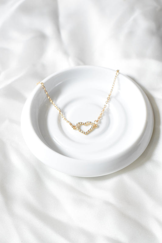 Heart Diamond Pendant Necklace The Last One