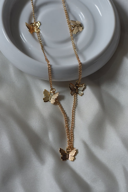 Butterflies Design Pendant Necklace The Last One