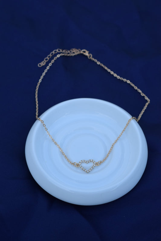 Heart Diamond Pendant Necklace The Last One