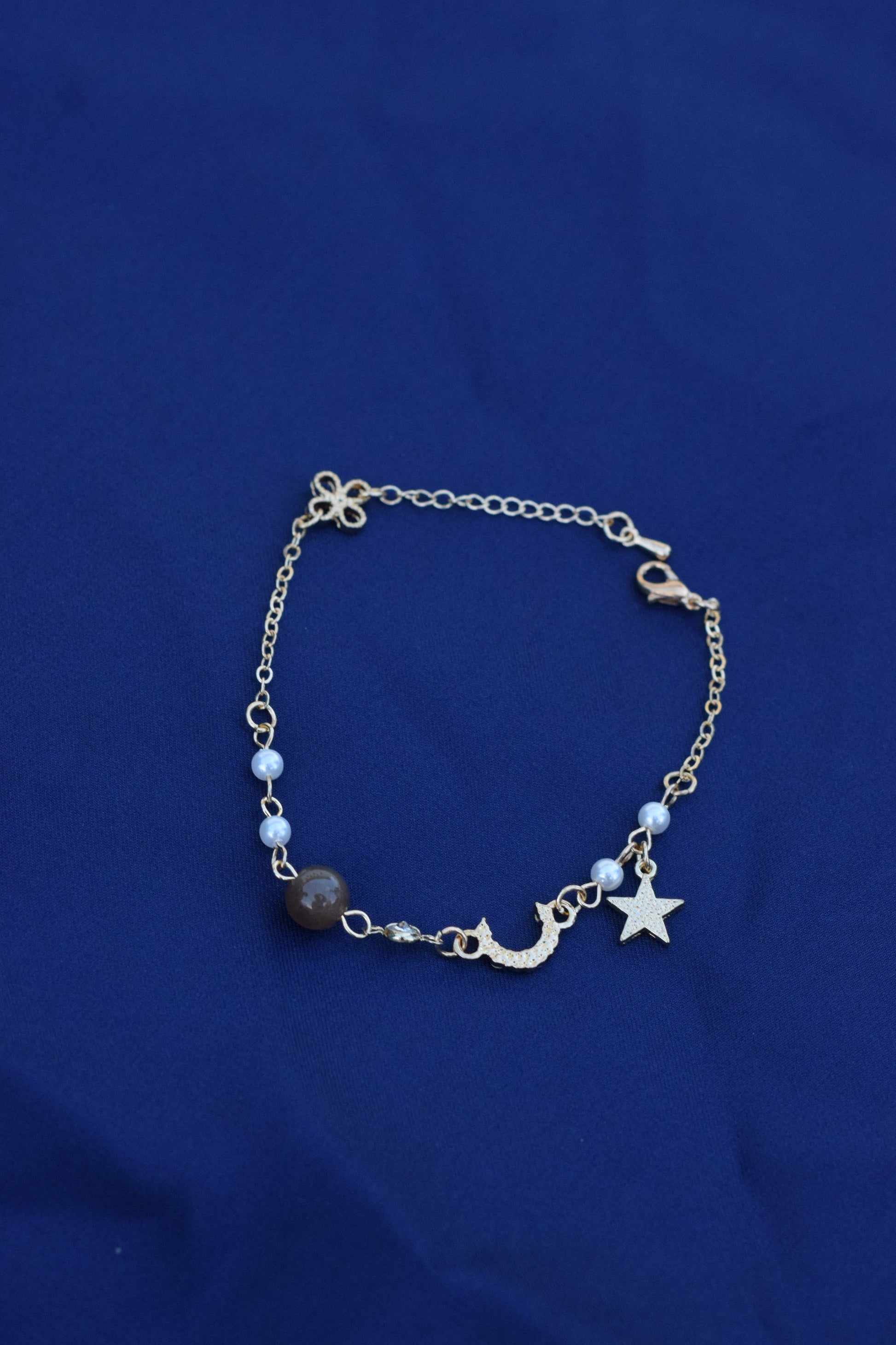 Star Moon Zircon Pearl Bracelet The Last One