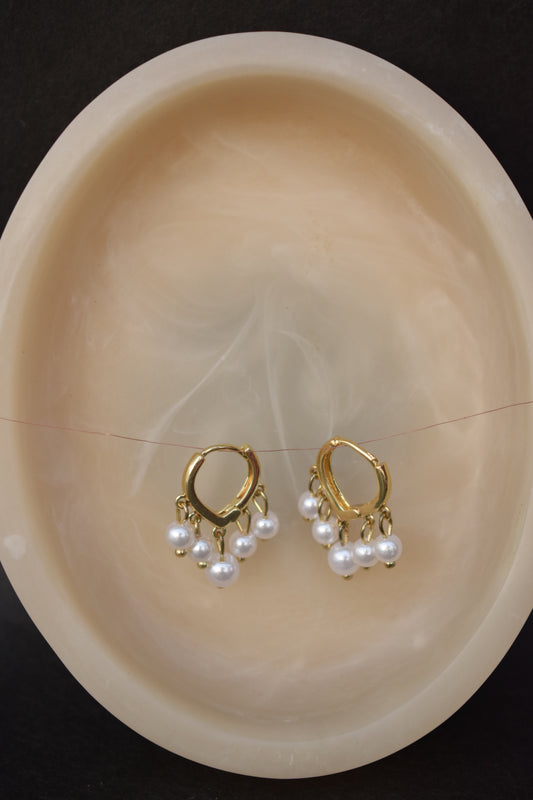 Pearl Golden Earing